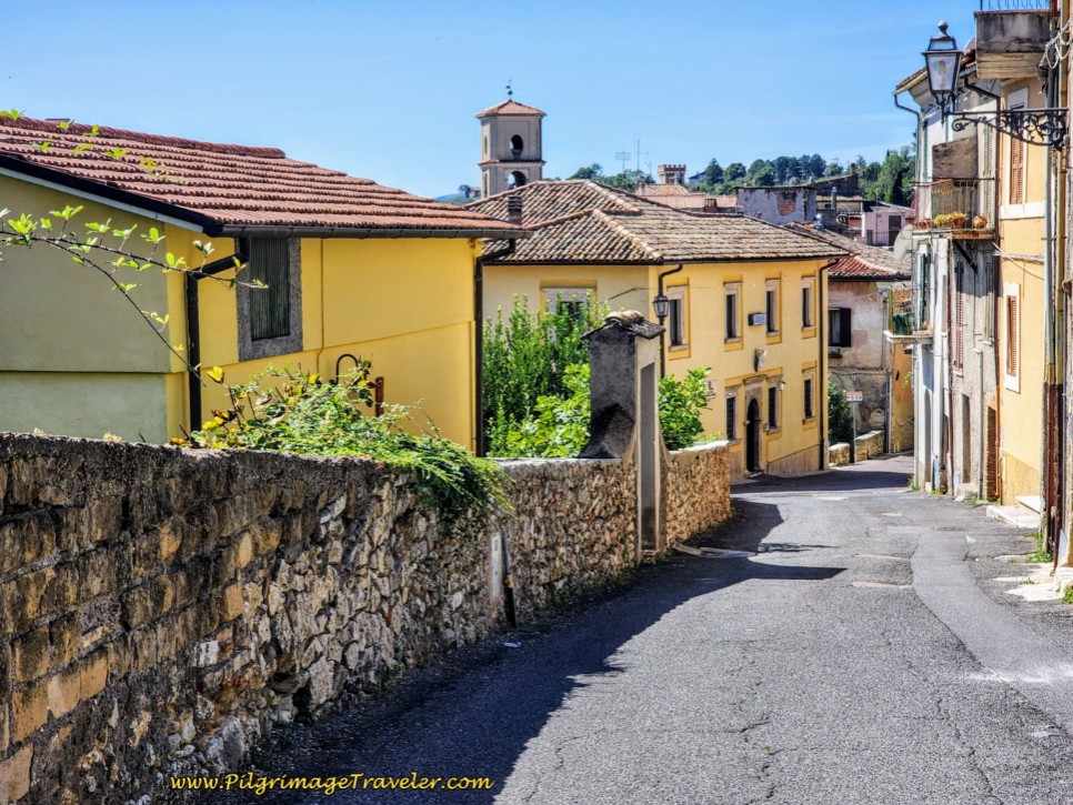 Way of St. Francis: Day Nineteen, Rieti to Poggio San Lorenzo - Entering the Center of Poggio San Lorenzo
