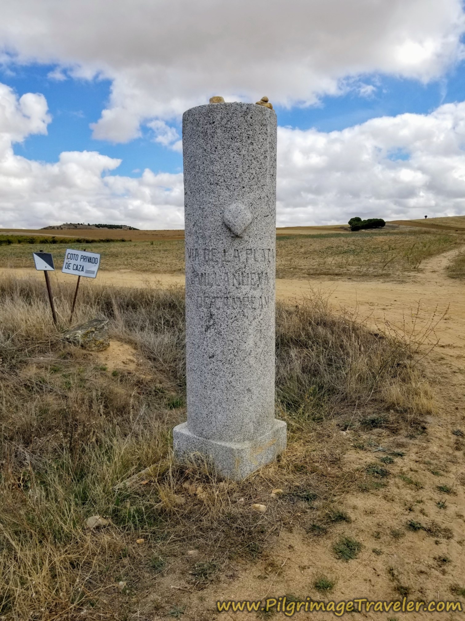 Turn Left at the Y-Intersection by this Pillar