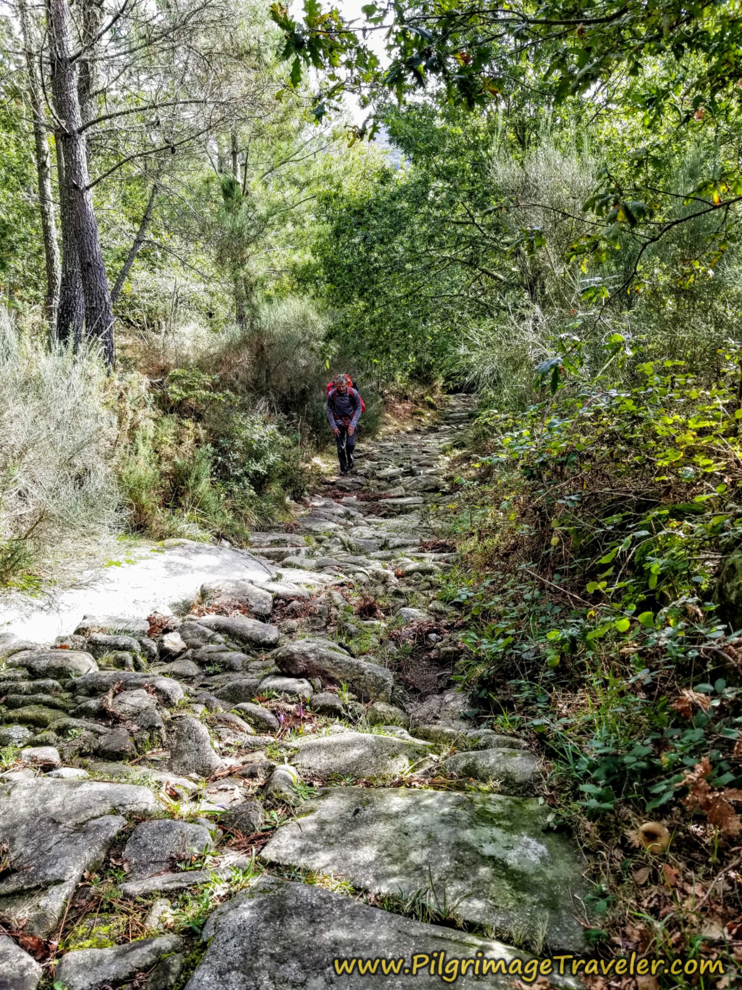 Very Steep and Rugged Roman Road