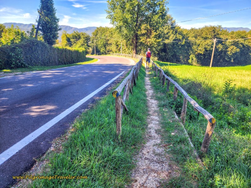 Way of St. Francis: Day Eighteen, Poggio Bustone to Rieti - Continue Along the Via Foresta on Pedestrian Path