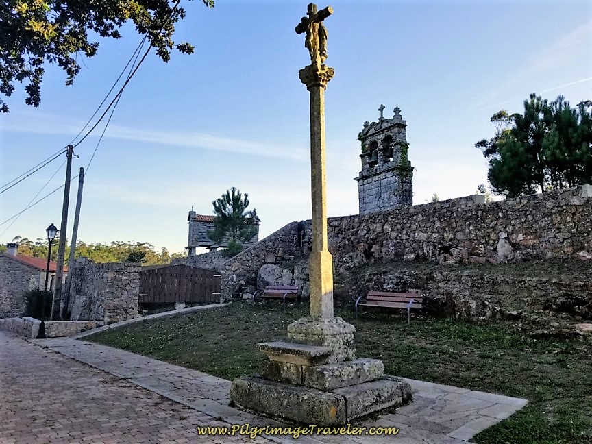 Cruceiro and Bell Tower of San Ciprian de Vilastose
