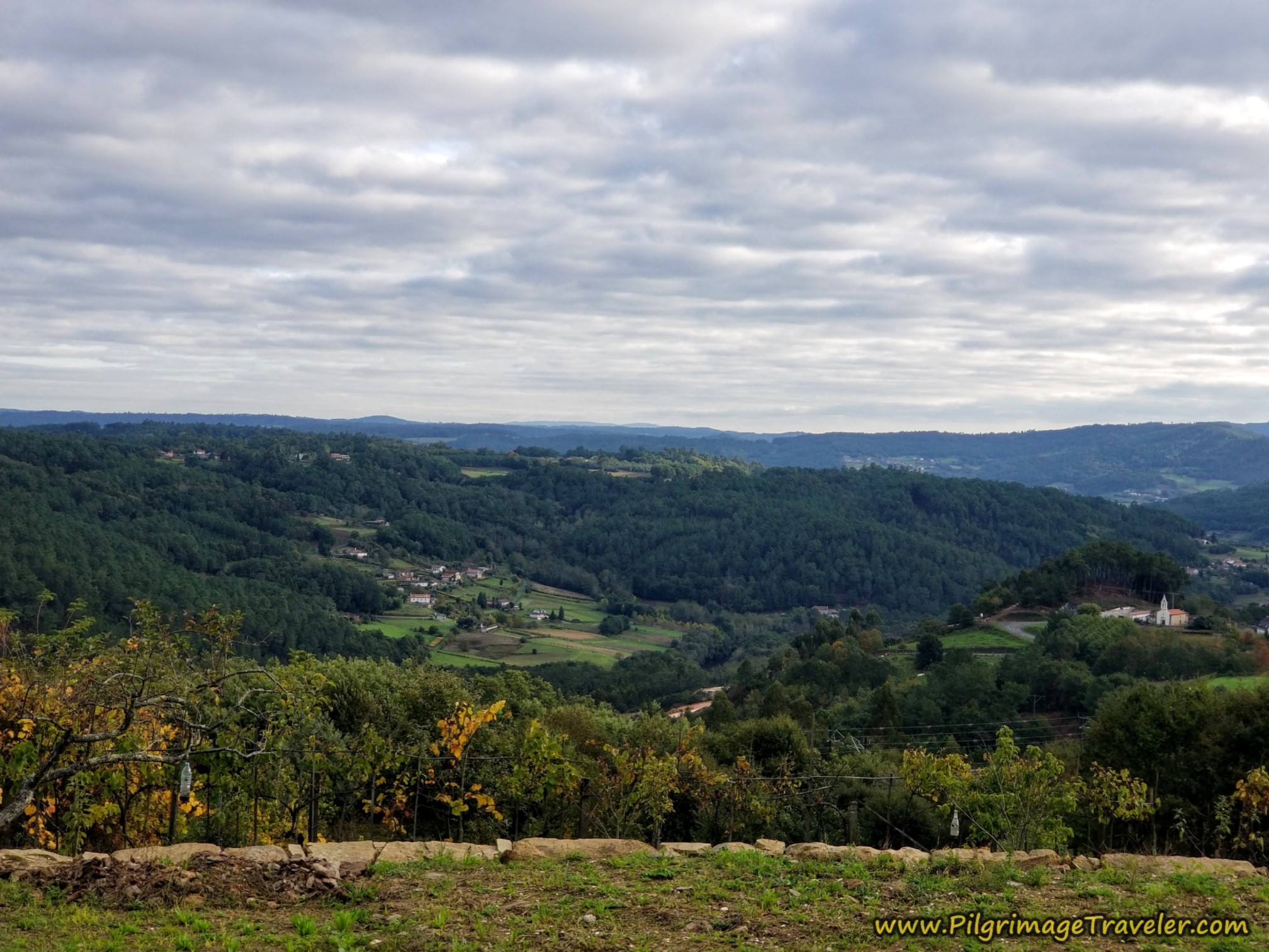 Dramatic Views of the Ulla River Valley to the East