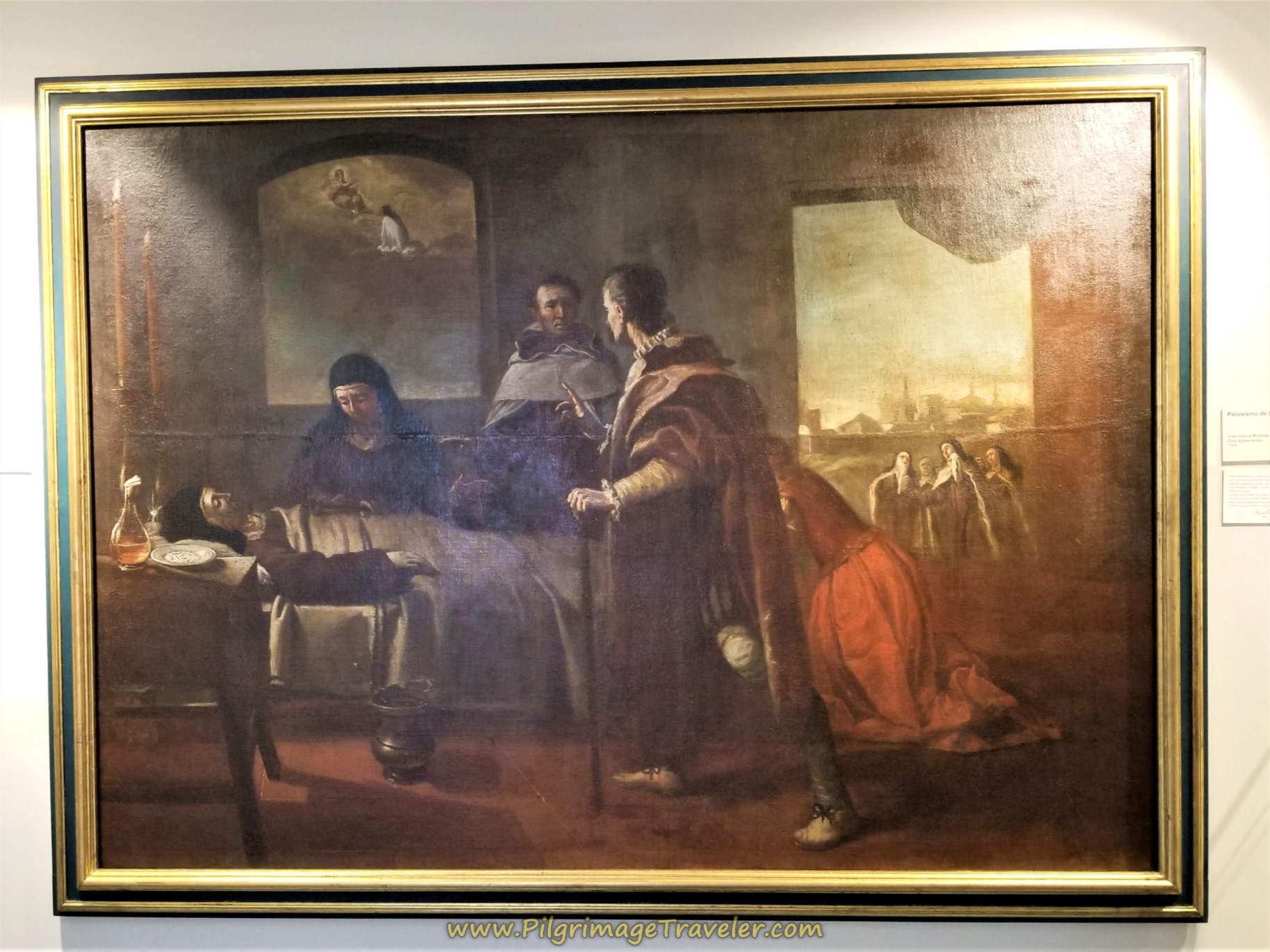 Painting of Funerary Scene of St. Teresa, Museo Carmelitano Painting of Funerary Scene of St. Teresa, Museo Carmelitano