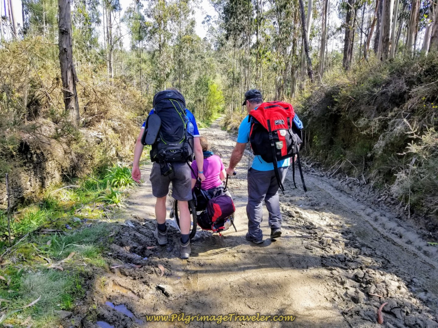 Magnus and Pedro Guide Magdalena Through the Ruts