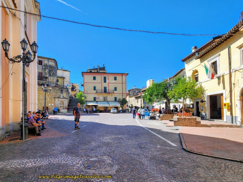 Way of St. Francis: Day Nineteen, Rieti to Poggio San Lorenzo - Main Square, Poggio San Lorenzo