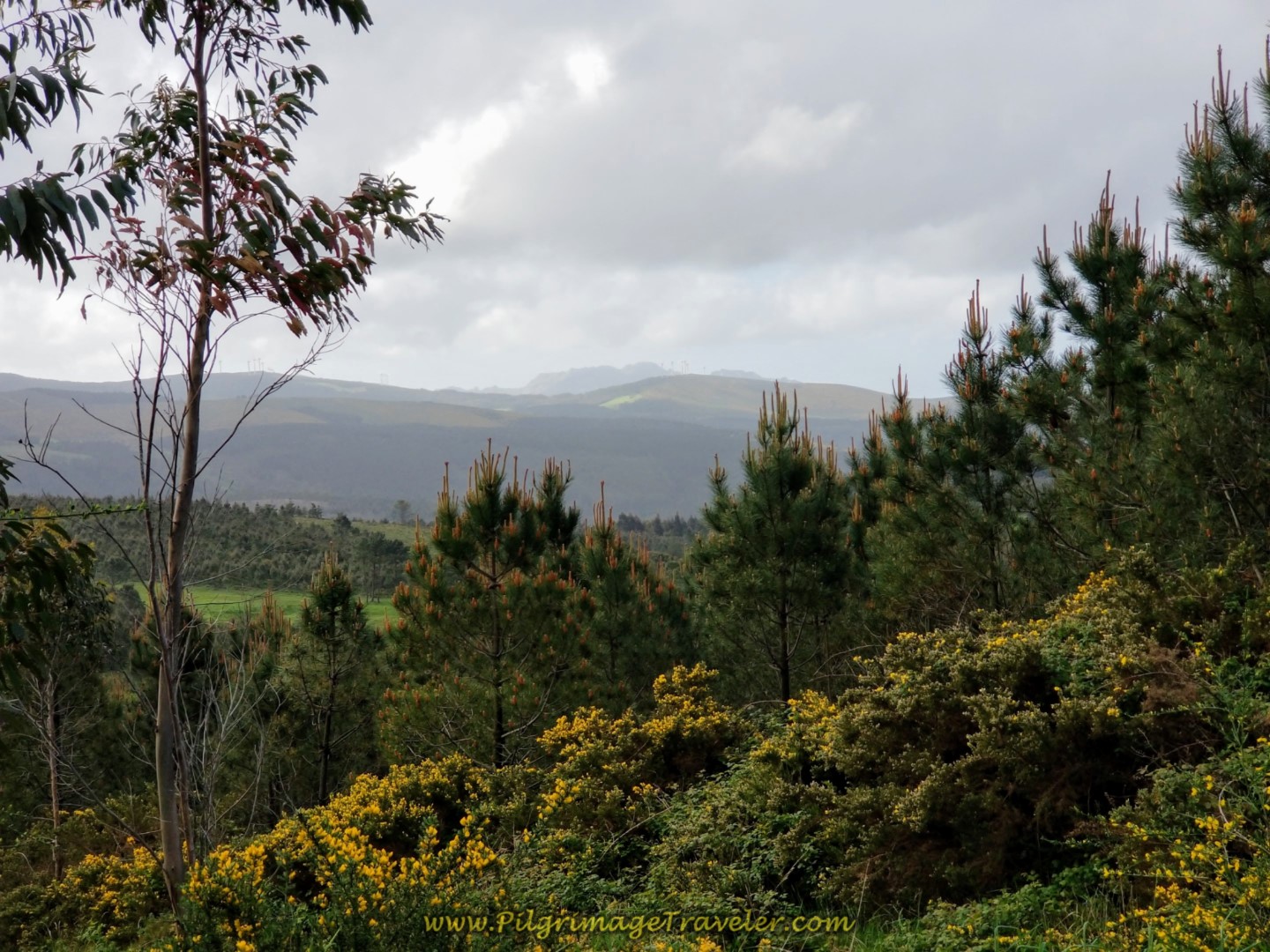 Never Ending Views of Monte Pindo to the South