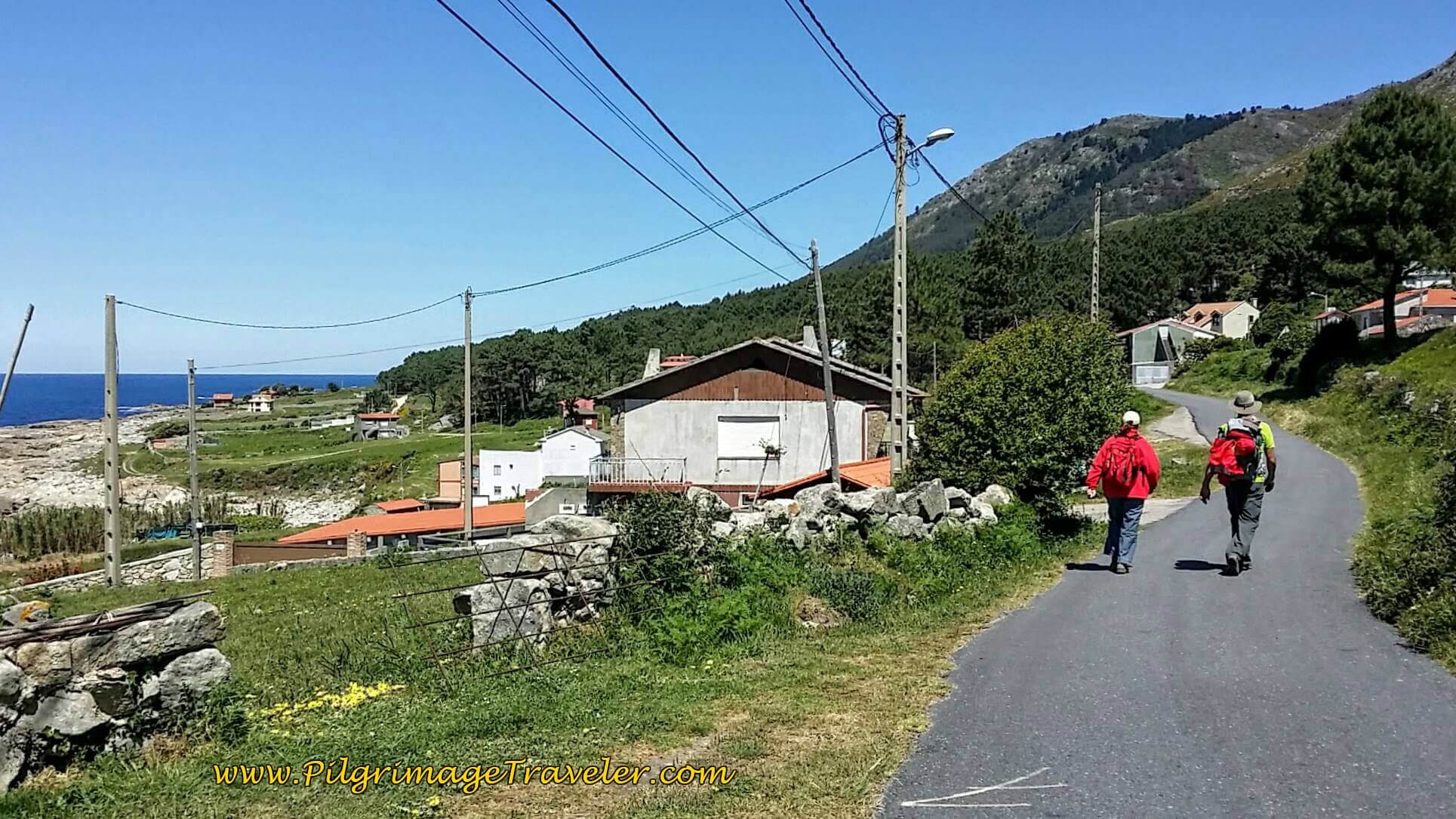 Walking Through Portecelo on Day Nineteen of the Camino Portugués