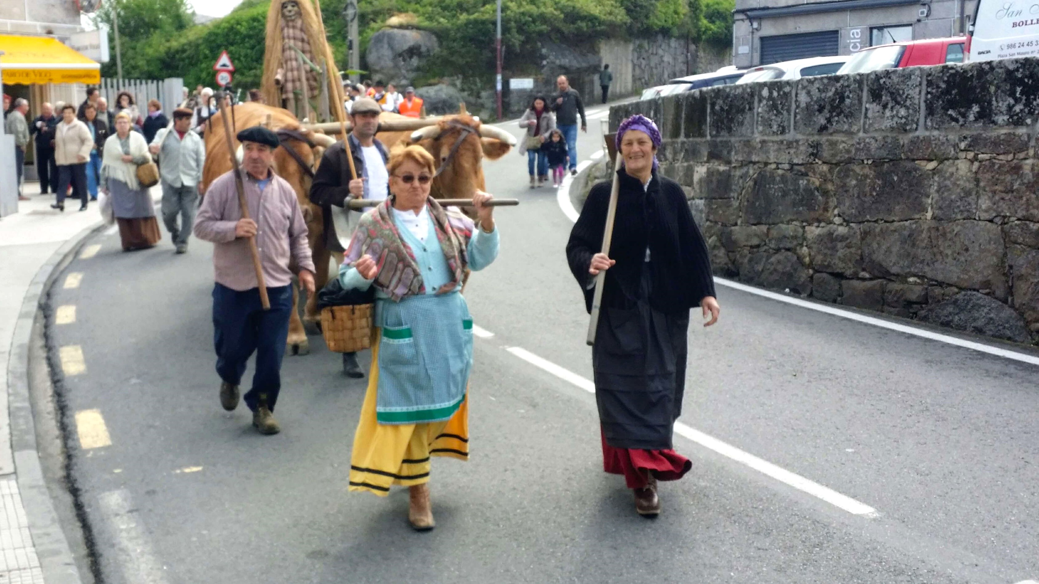 Local Parade through Matamá on Day Twenty-one on the Camino Portugués