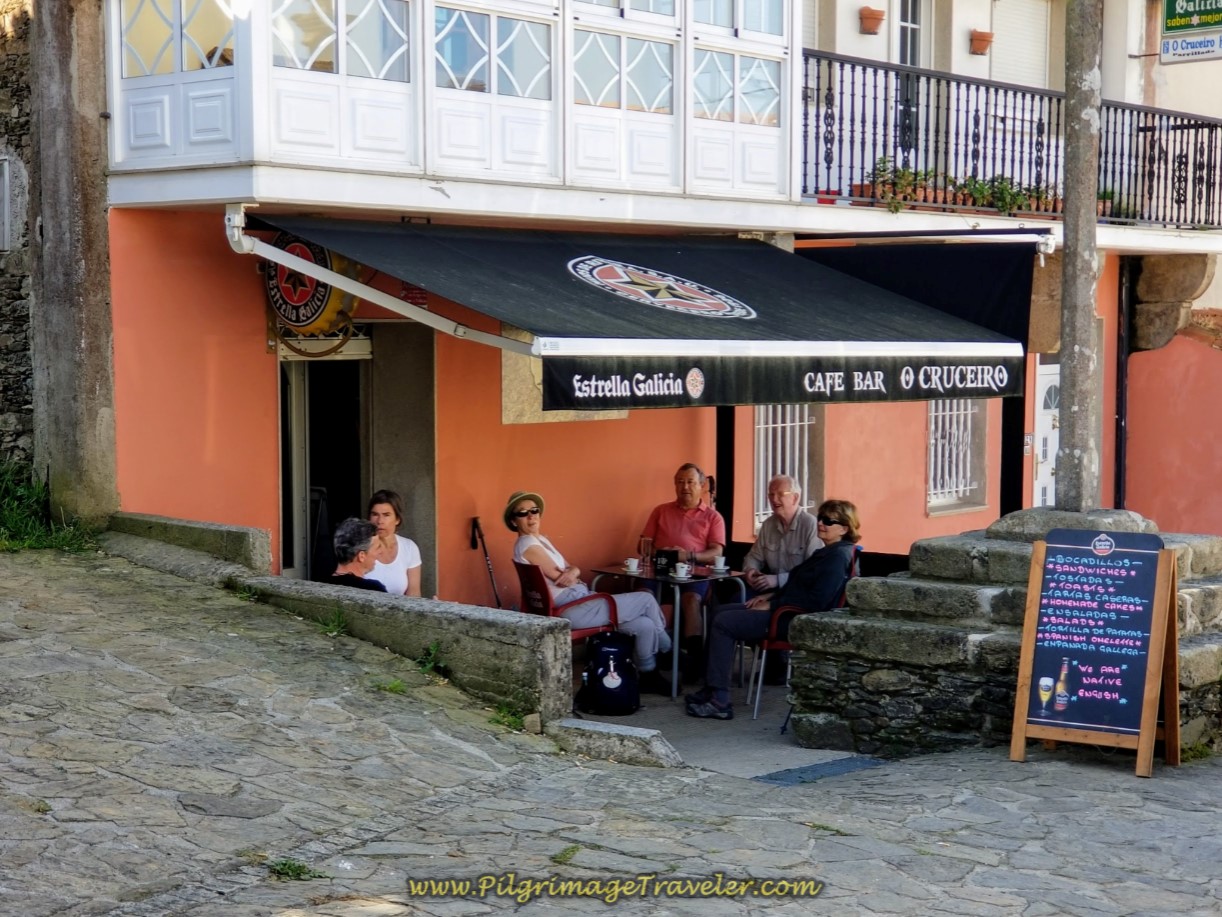Café Bar O Cruceiro in A Calle on day seven of the Camino Inglés