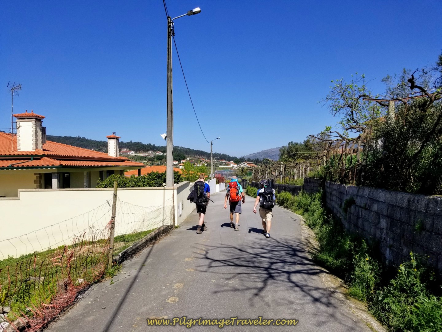 Left Turn on the Street Called the Caminho de Santiago