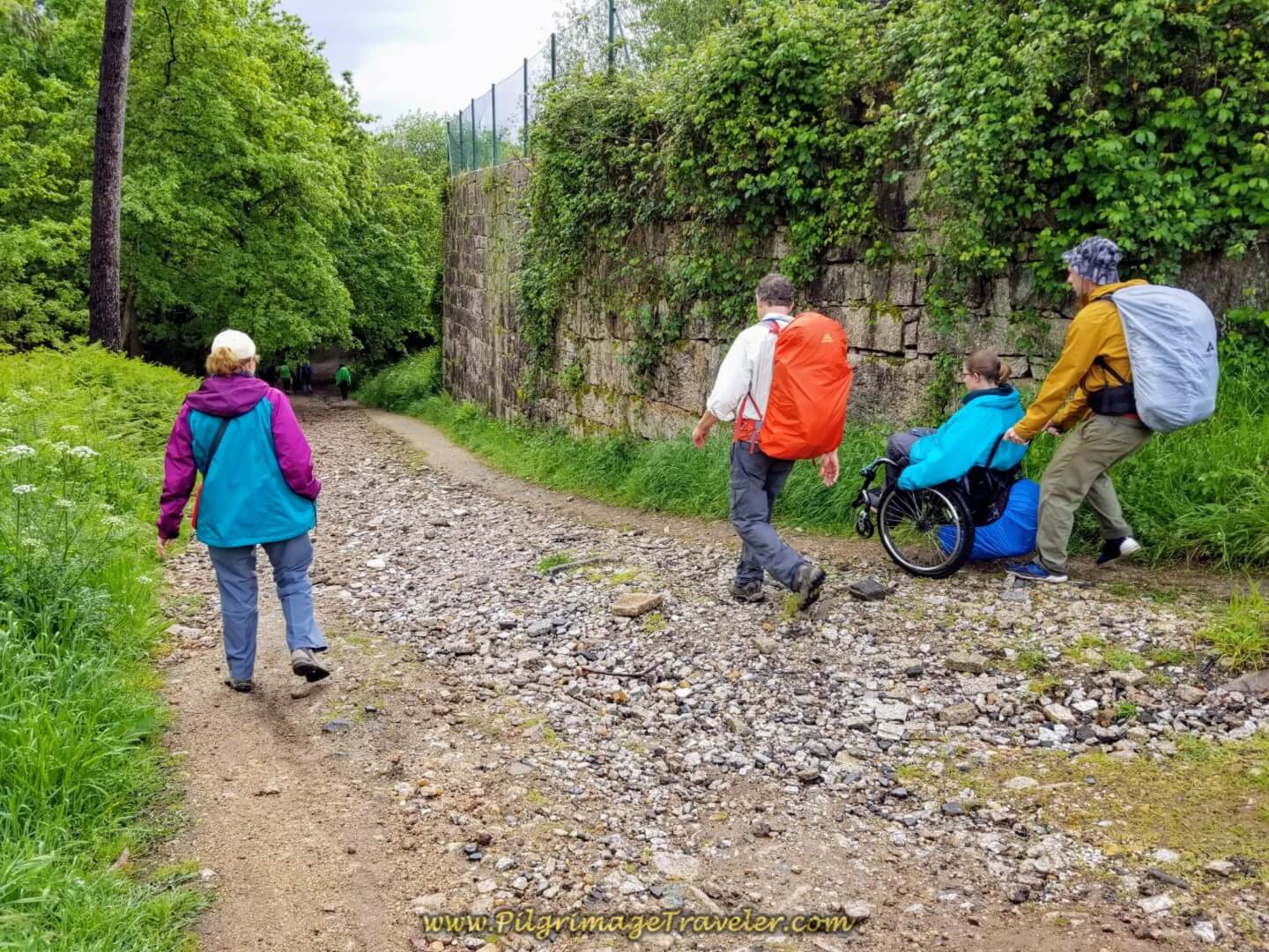 Right Turn Off onto Rough Lane on day twenty on the central route of the Portuguese Camino