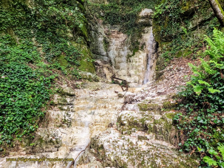 Way of St. Francis: Day Fifteen, Spoleto to Macenano - Limestone Spillway