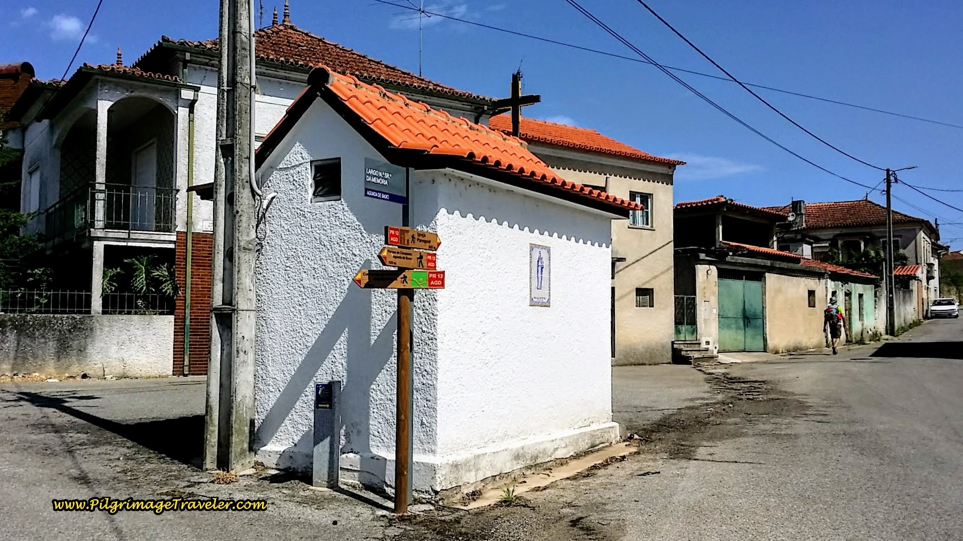 Stay Right at this Chapel in Aguadela on Day Eleven, Camino Portugués