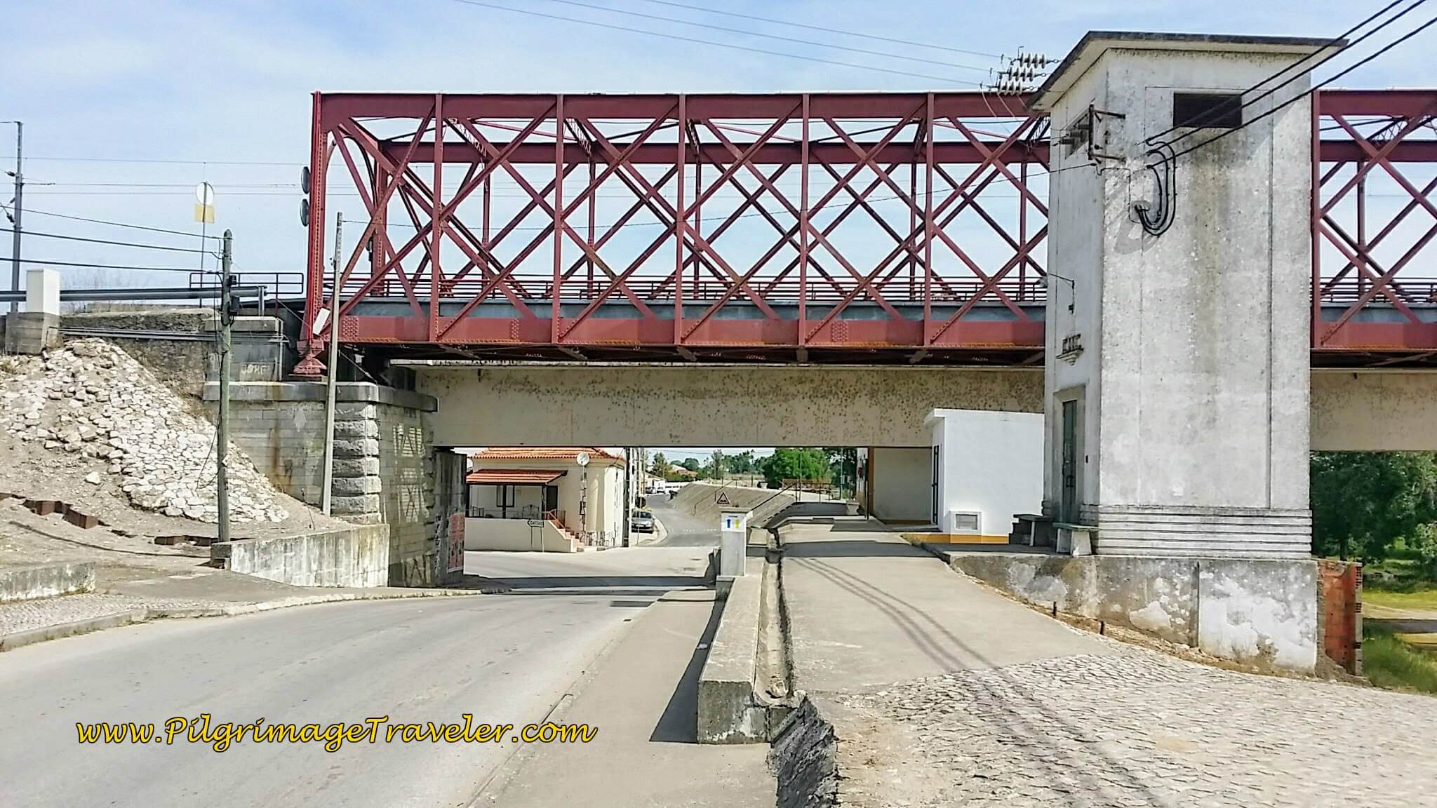 The Bridge across the Río Tejo in Porto Muge