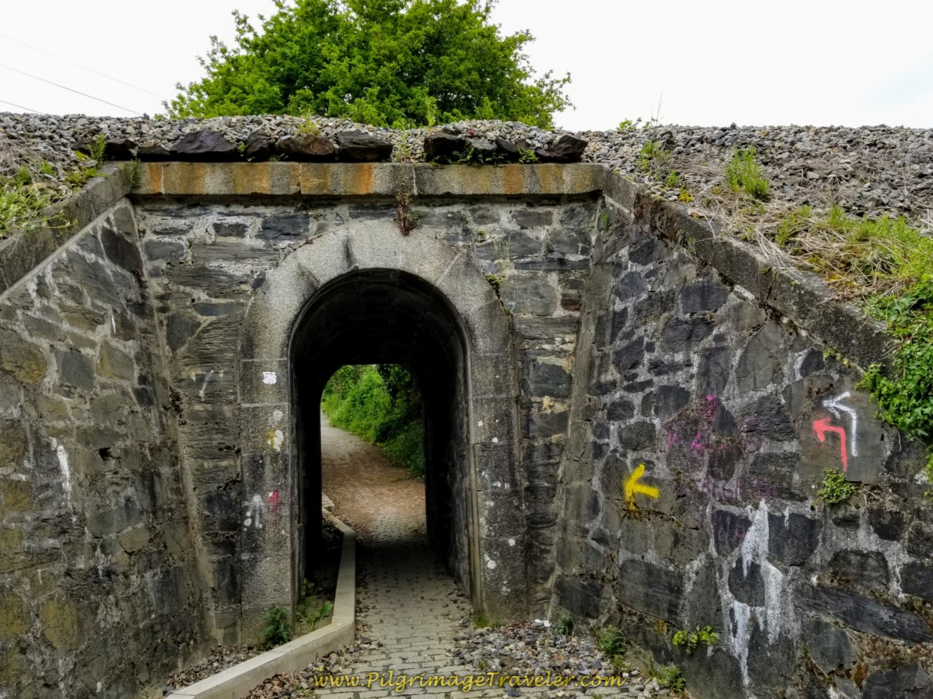 Walk Under the Railway on day one of the Camino Inglés Walk Under the Railway on day one of the Camino Inglés