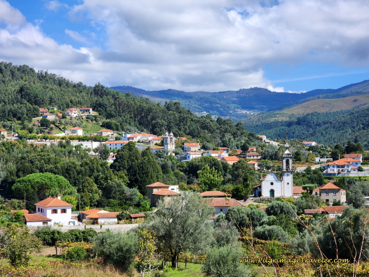 View of Churches and Valley From the O Conforto, Labruge, Portugal