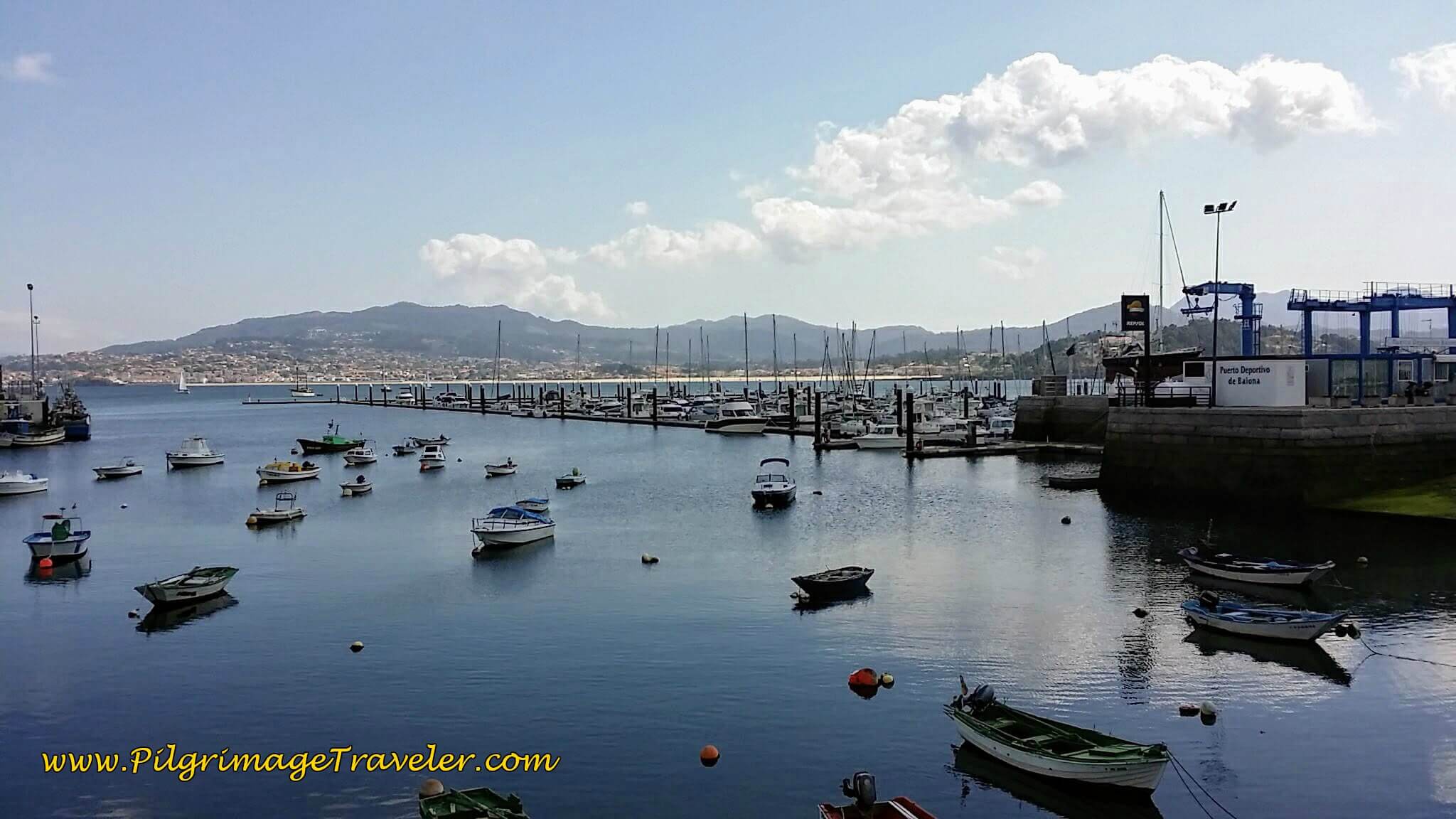 Harbor of Baiona on day twenty, Camino Portugués da Costa