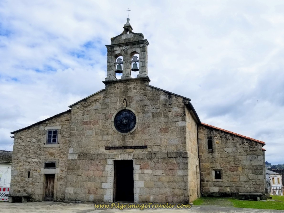Igrexa de Santiago do Burgo on day one of the La Coruña Arm of the Camino Inglés