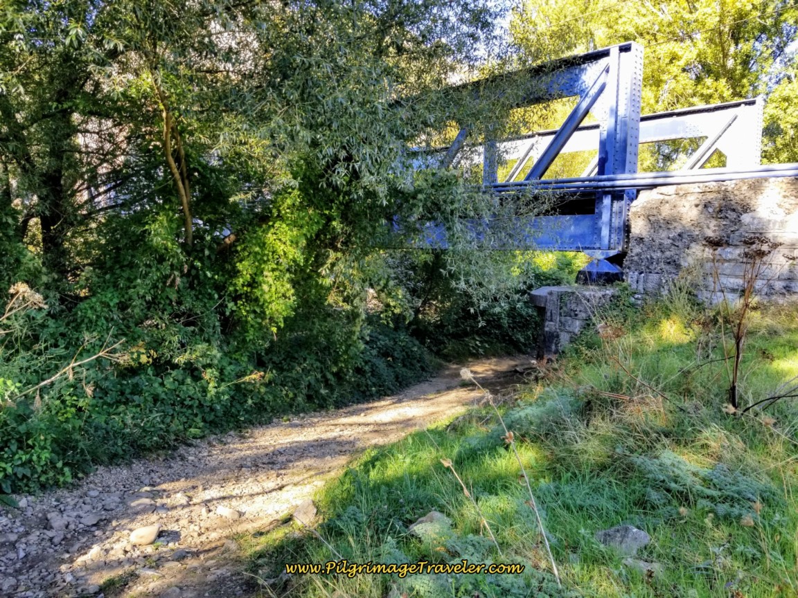 Cross Under Railroad Tracks by the River