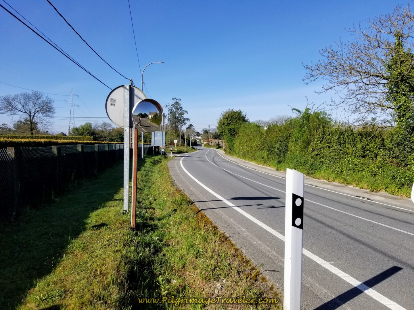 Join the AC-542 Towards As Travesas on day two of the La Coruña Arm of the Camino Inglés