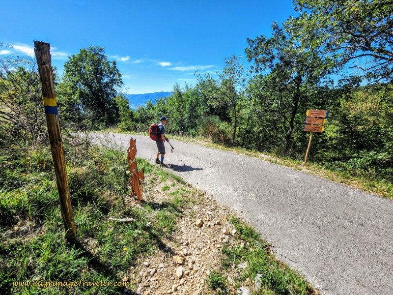 Way of St. Francis: Day Seventeen, Piediluco to Poggio Bustone - Meet the Road to Cepparo Once Again