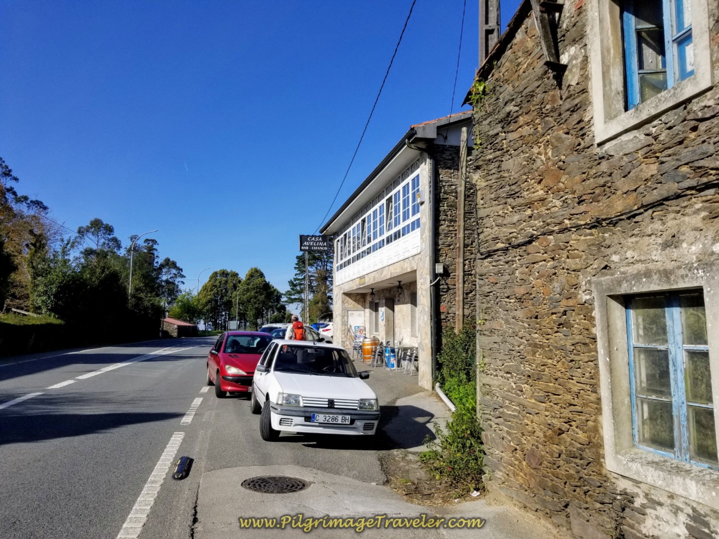 Bar Casa Avelina in As Travesas on day six of the Camino Inglés