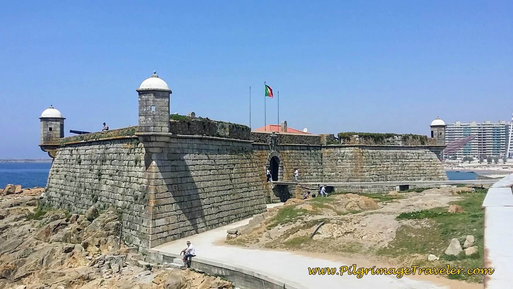 Castelo do Queijo Main Entrance in Porto, Portugal