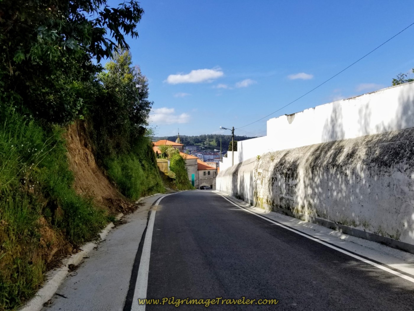 Pass the Cemetery of the Santuario de Nosa Señora do Camiño in Betanzos on day four of the English Way
