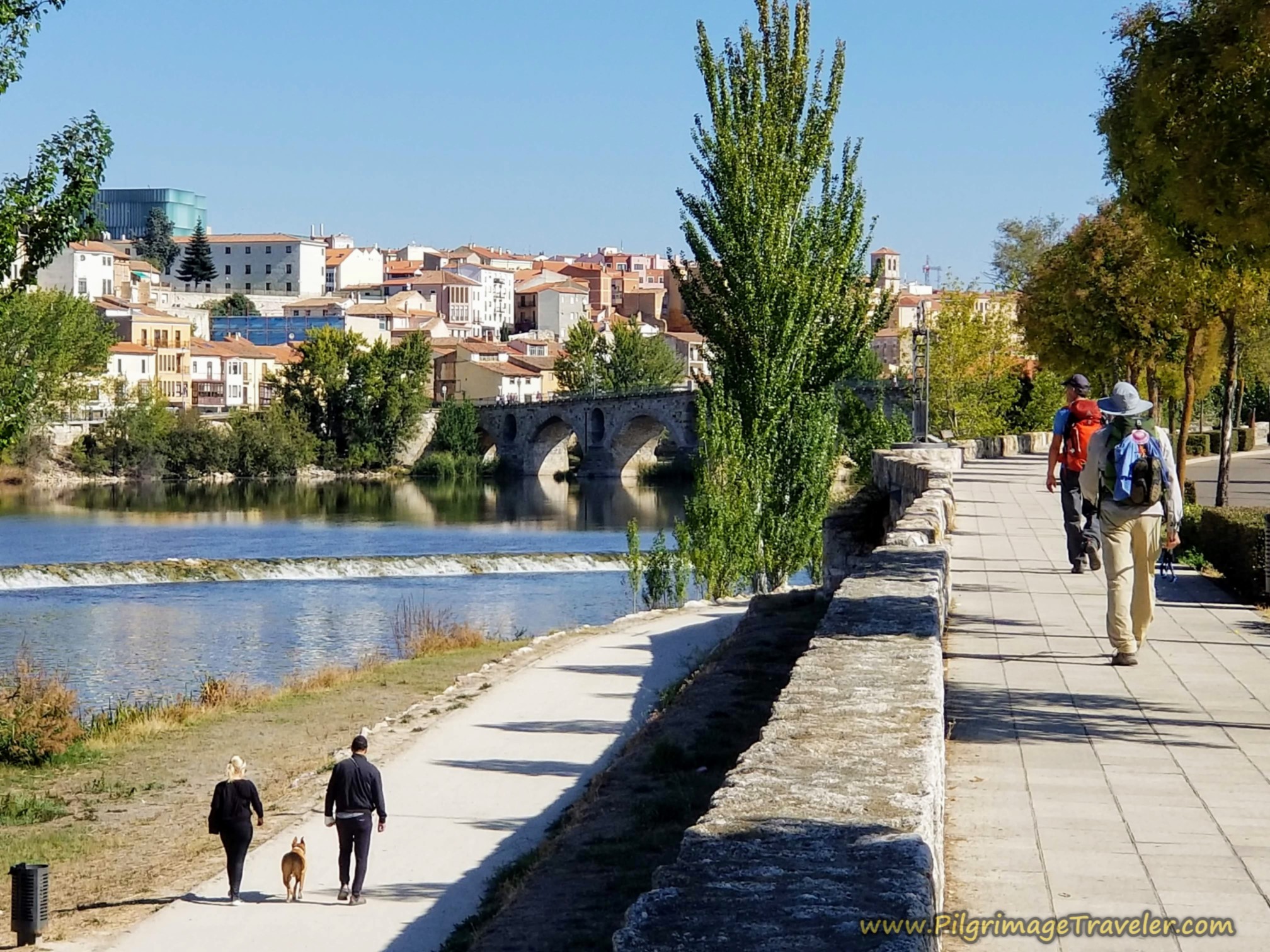 Street Promenade and Footpath Along the Douro River