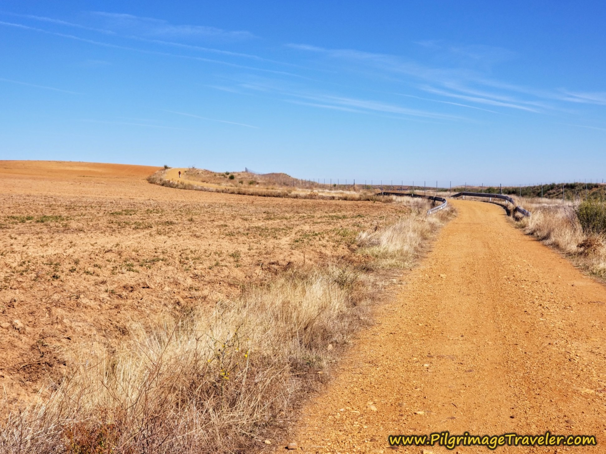 Walking Up the Rise by Highway