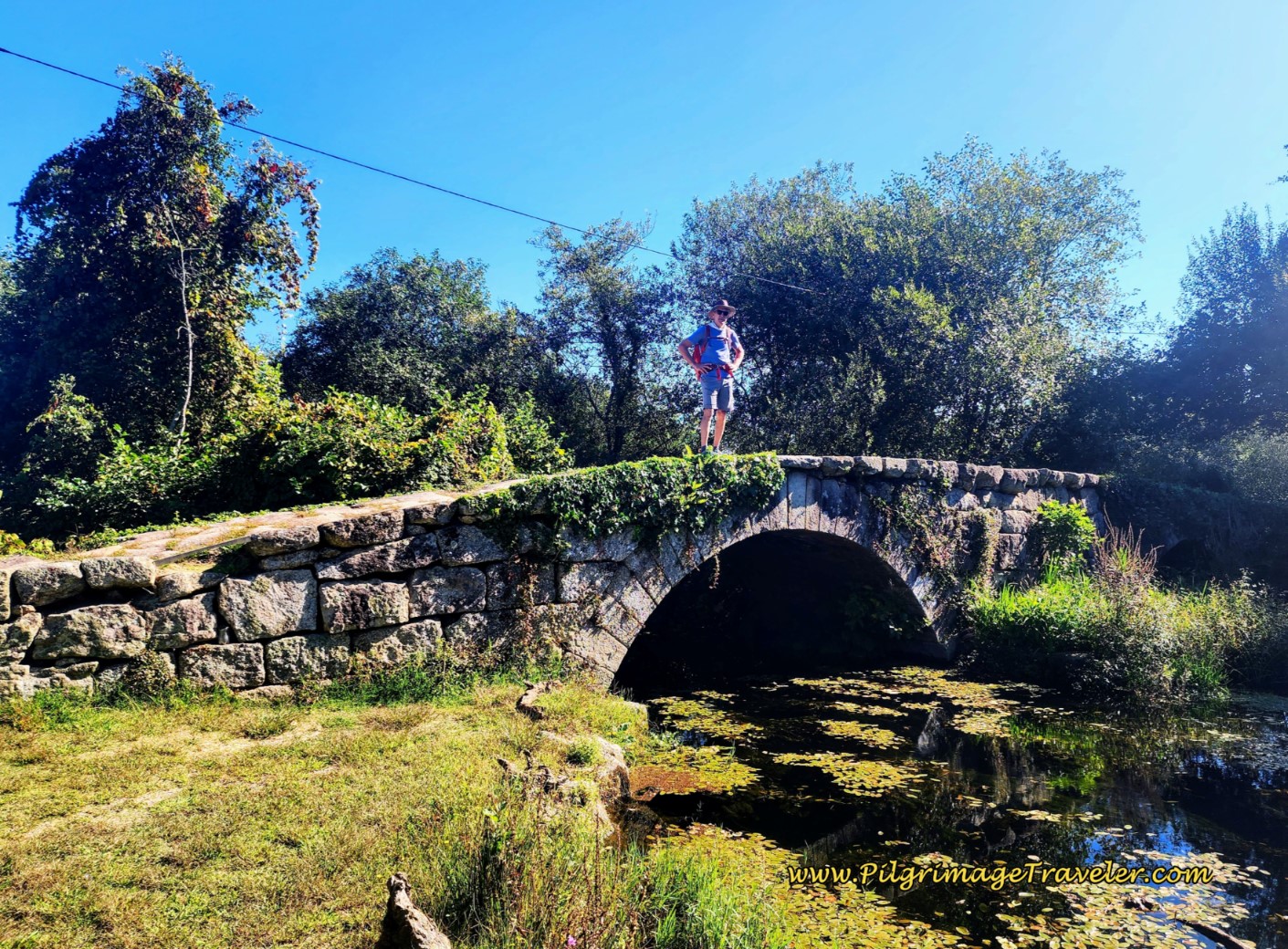 Posing on the Ponte Das Tábuas