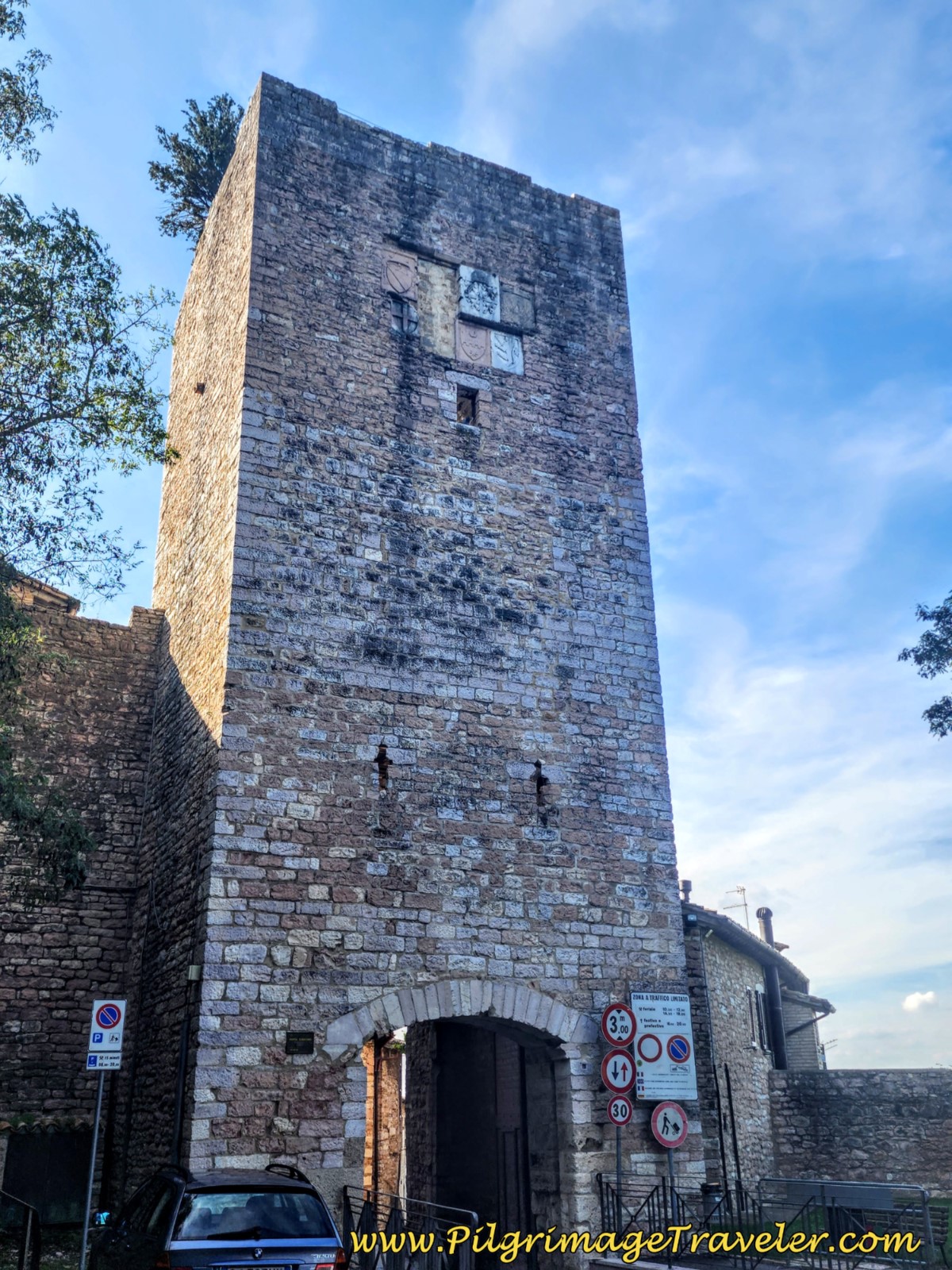 Porta San Giacomo, day ten, Way of St. Francis, Valfabbrica to Assisi