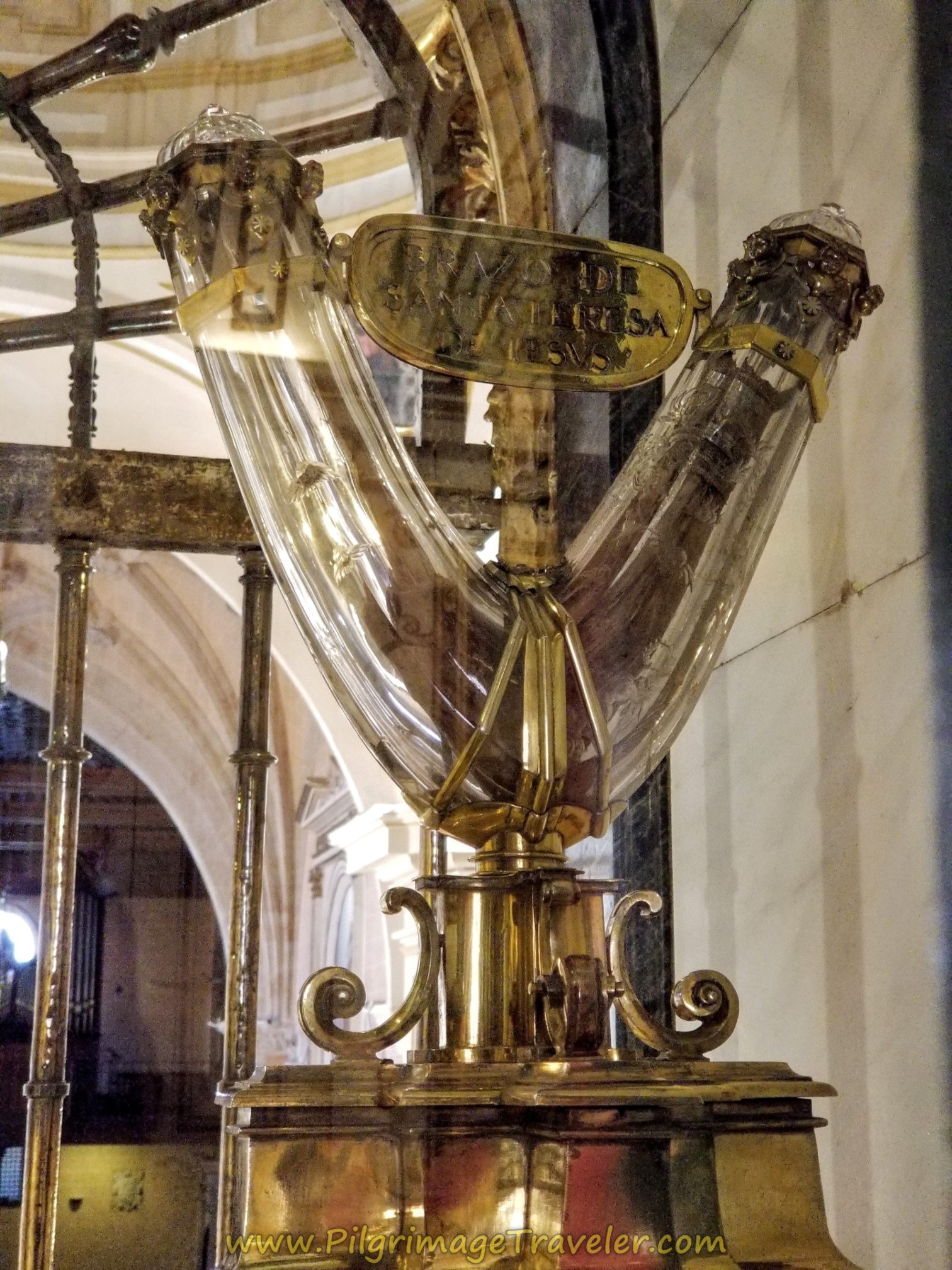 St. Teresa Arm Bone Relic, Museo Carmelitano, Alba de Tormes