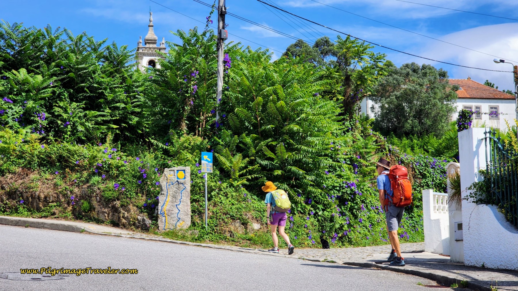 Almost at the Top on day Seventeen of the Camino Portugués