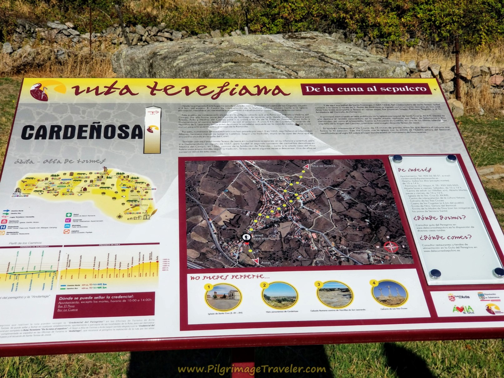 Cardeñosa Information Board Cardeñosa Information Board