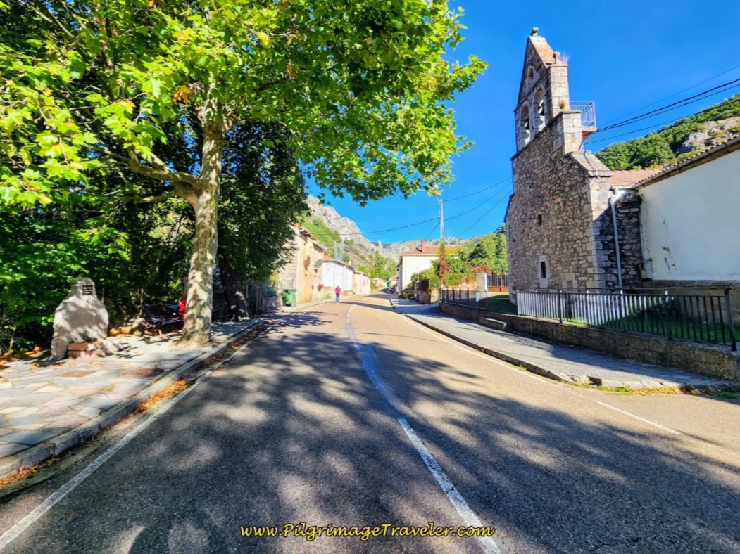 Pilgrim's Fountain and Church in Beberino