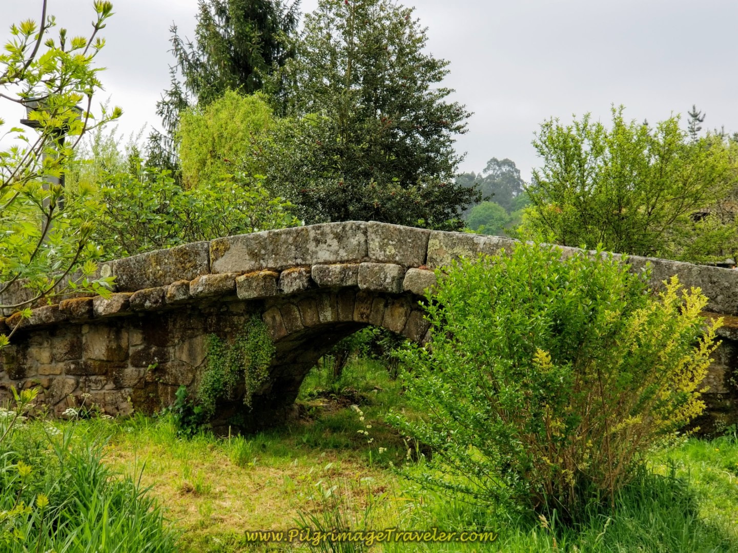 Pass Roman Bridge on Day One of the Camino Finisterre