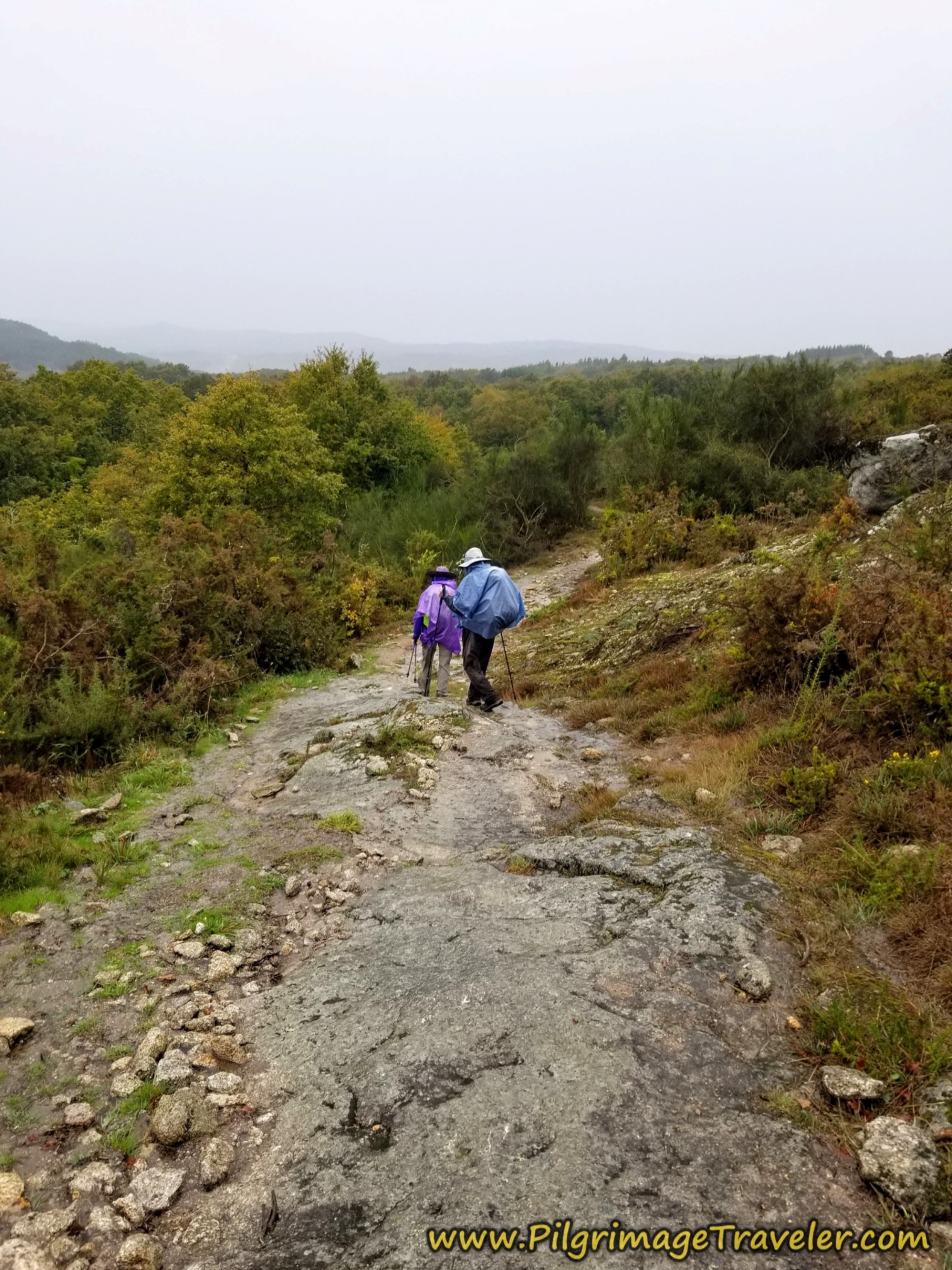 Slippery Rocks, Camino Sanabrés, Vilar de Barrio to Xunqueira de Ambía