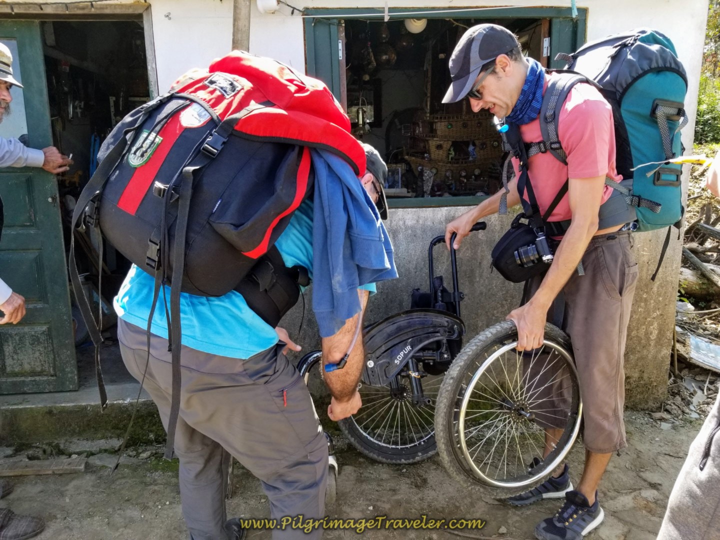 Pedro Fixes the Screw on Inside Wheel Fender