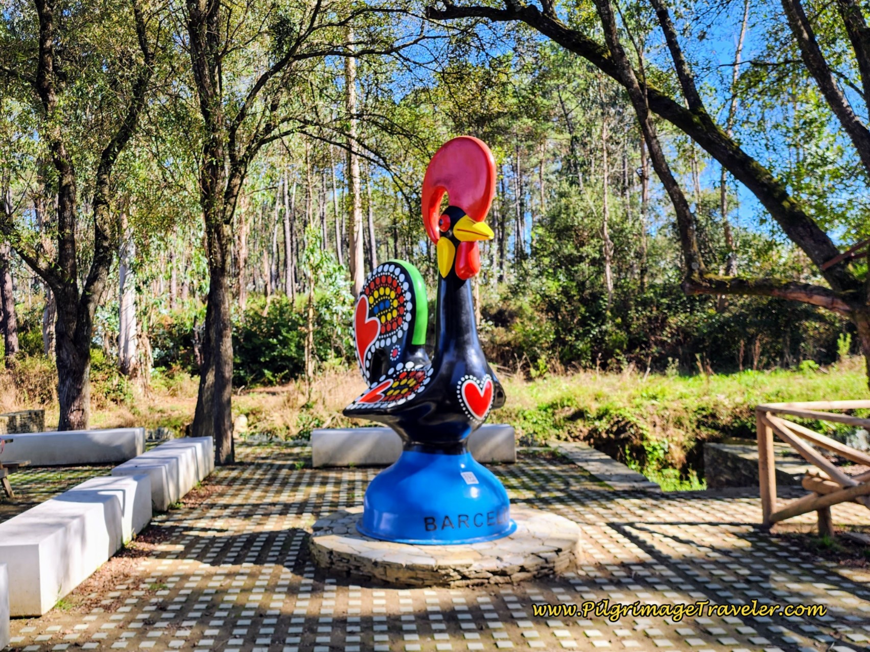 Picnic Area with Barcelos Rooster