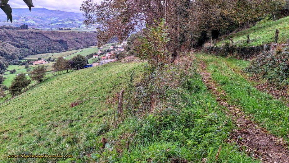 First Glimpse of Obona and Monastery