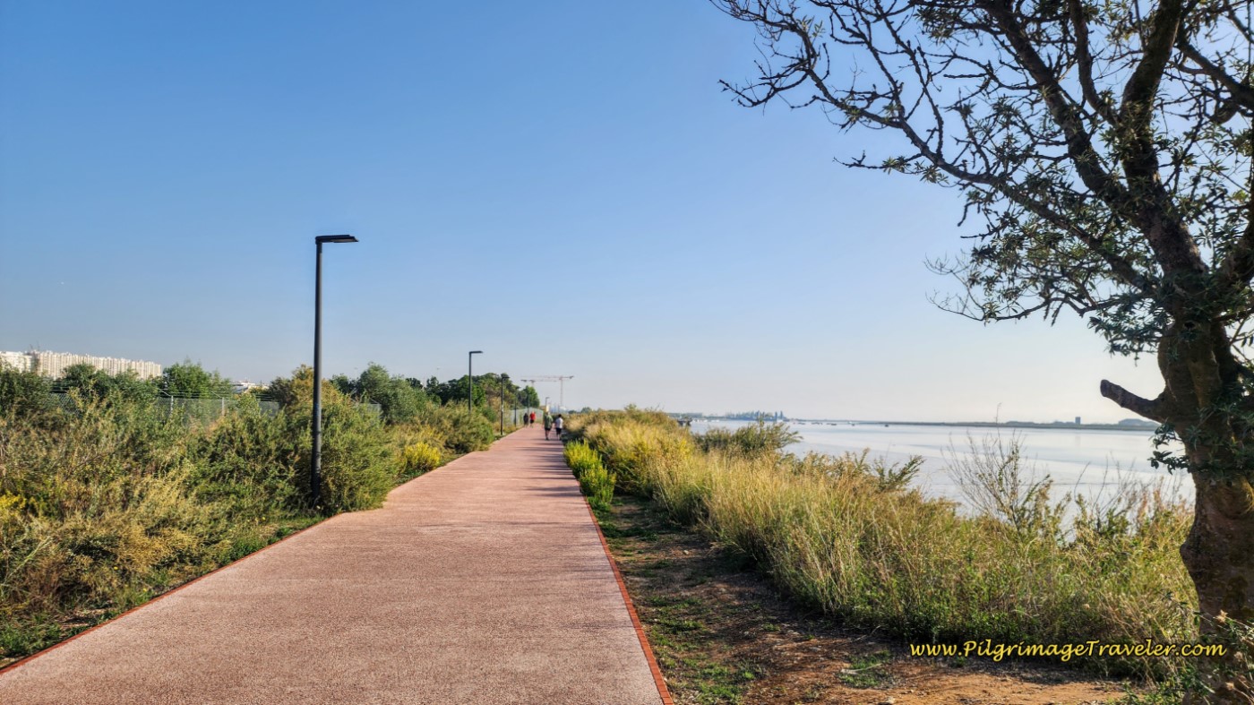 Tejo Riverside Walkway Continues for About Two More Kilometers