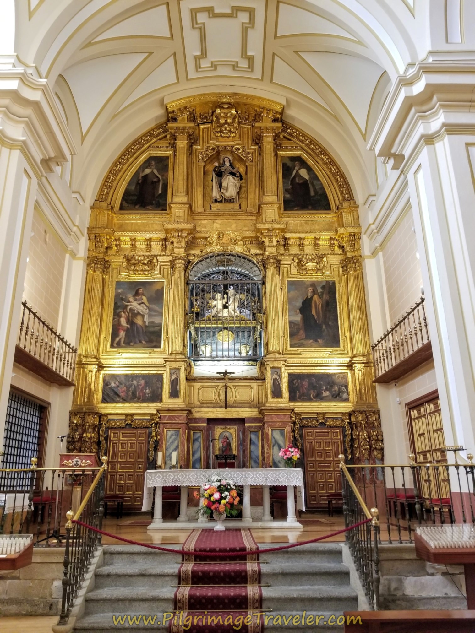 Tomb of St. Teresa on the Altar of the Iglesia de Anunciación, Alba de Tormes