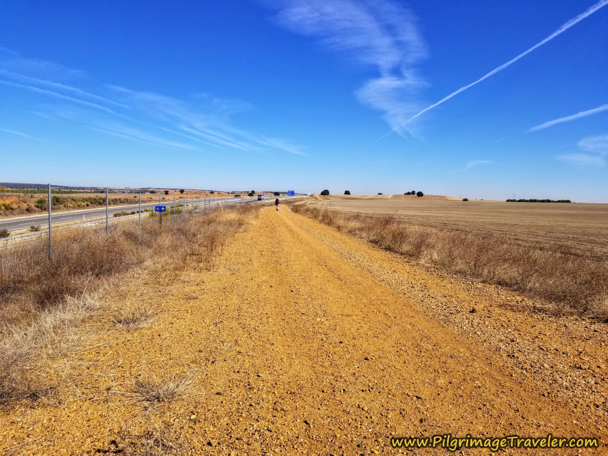 Follow the A-66 Again on the Vía de la Plata from Montamarta to Granja de Moreruela