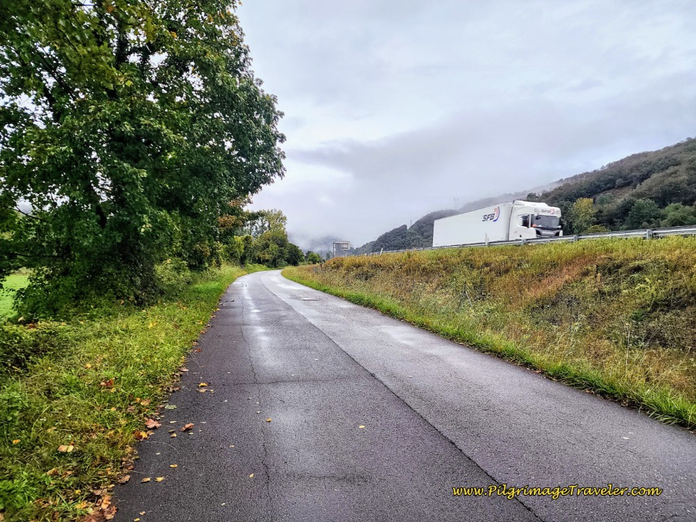 Follow the A-66 Now to the East on day five of the Camino de San Salvador Follow the A-66 Now to the East