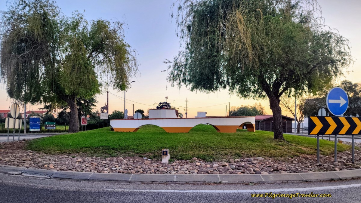 Roundabout at North Side of Town
