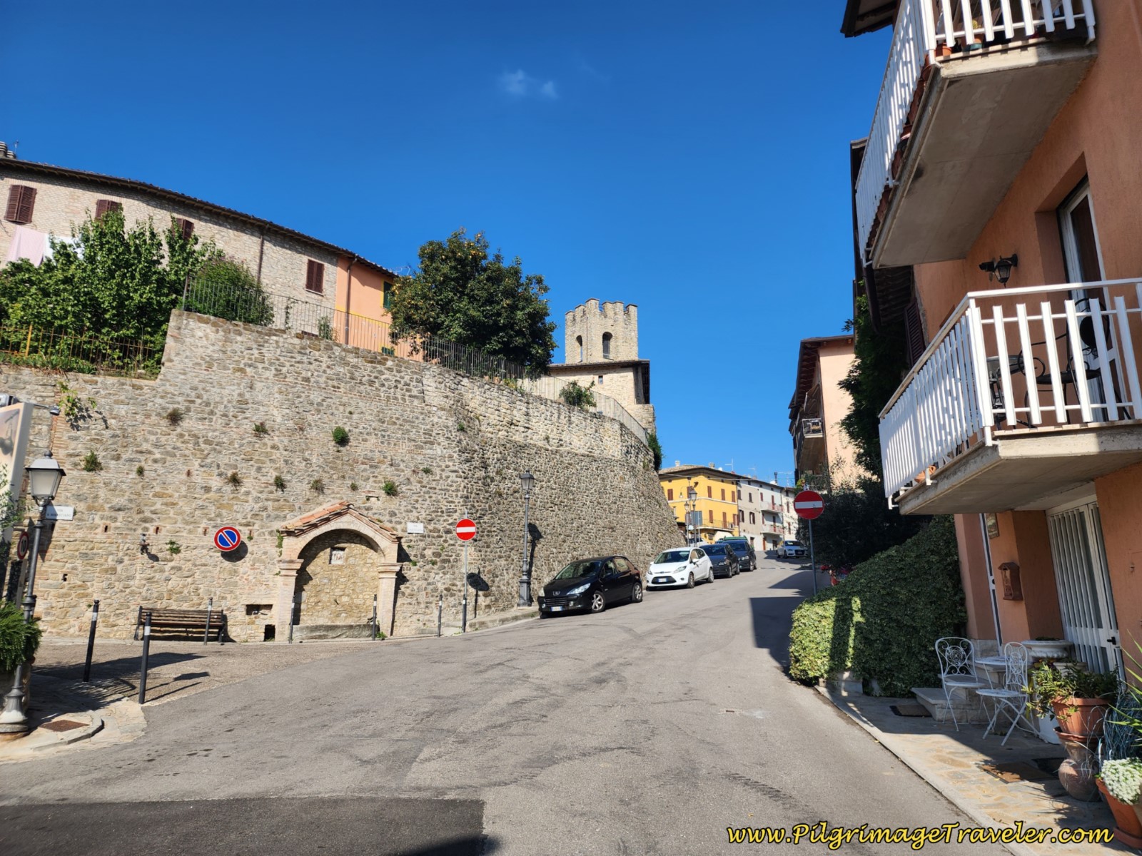 Valfabbrica Fortifications, day ten, Way of St. Francis, Valfabbrica to Assisi