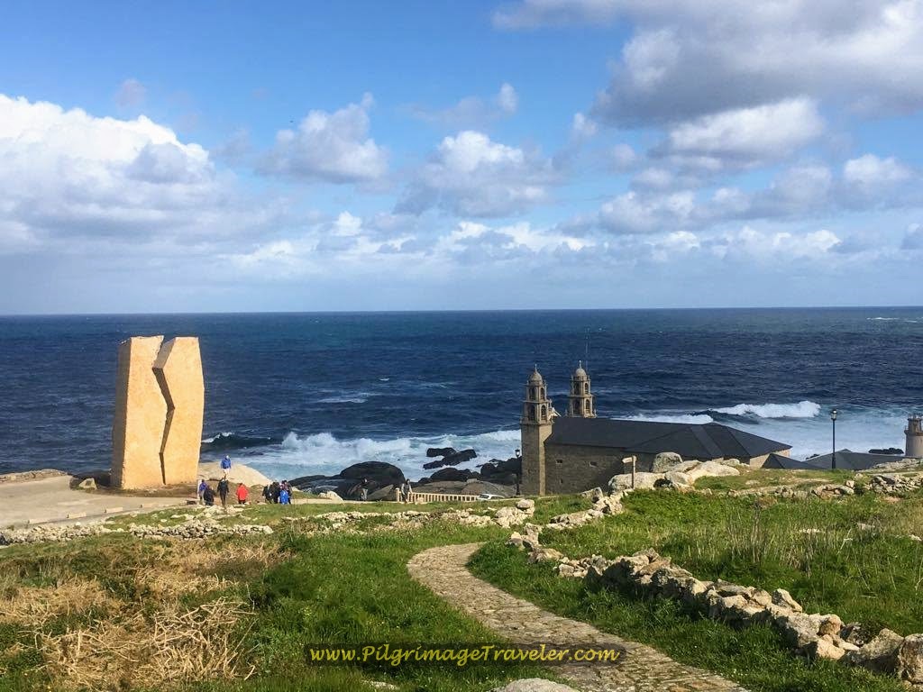 Nosa Señora da Barca Sanctuary, From the Monte Corpiño Trail