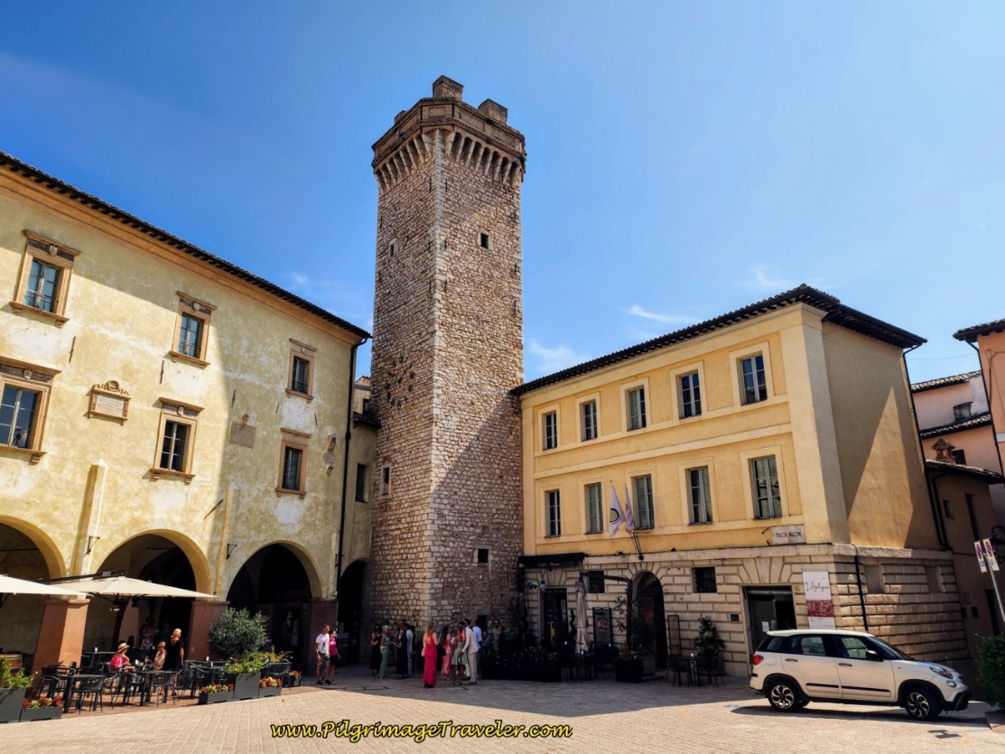 Watchtower in the Piazza Mazzini Trevi, Perugia: The Medieval Heart of Umbria - Watchtower in the Piazza Mazzini
