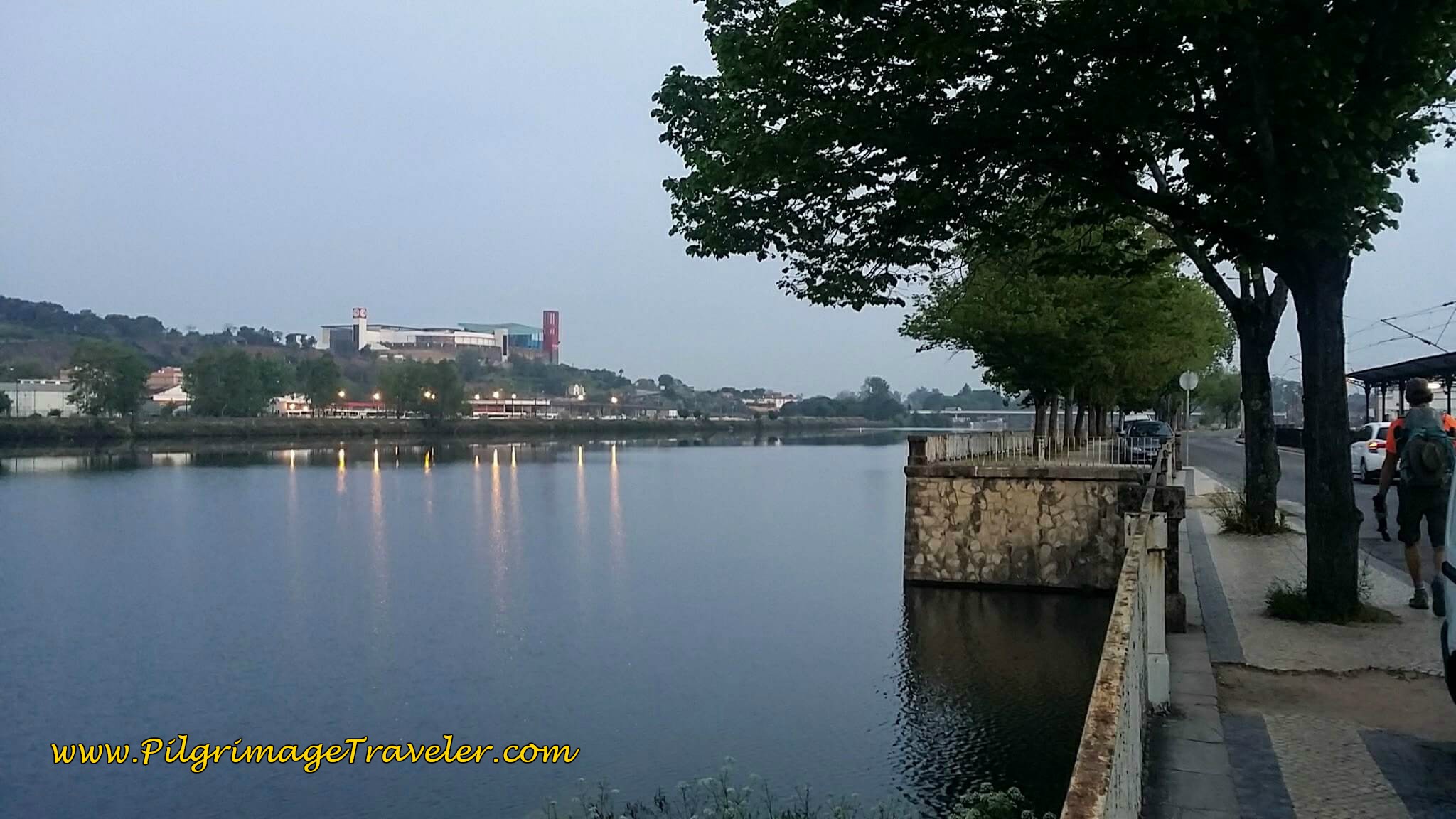 The Camino Portugués Follows the Mondego River when leaving Coimbra on day ten.